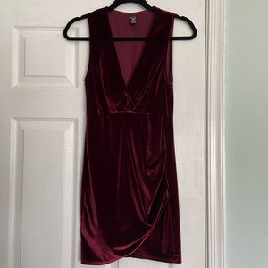Velvet mini dress!
